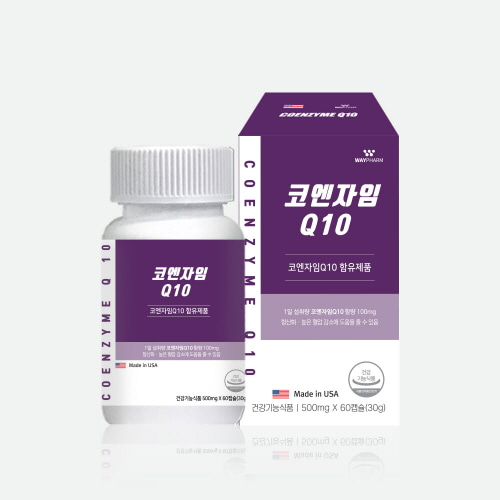 웨이팜코엔자임Q10 500mg x 60캡슐